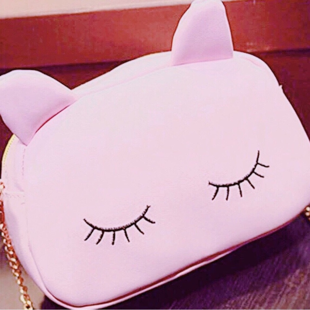 eyelash crossbody bag